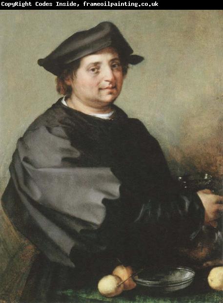 Andrea del Sarto portrait of becuccio bicchieraio